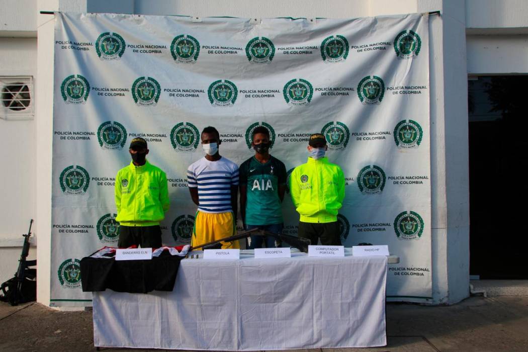 Se logró la ubicación de un campamento y la captura de dos sujetos