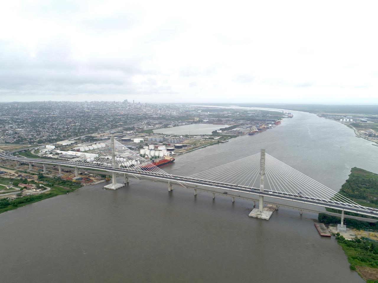 Panorámica sobre el río Magdalena