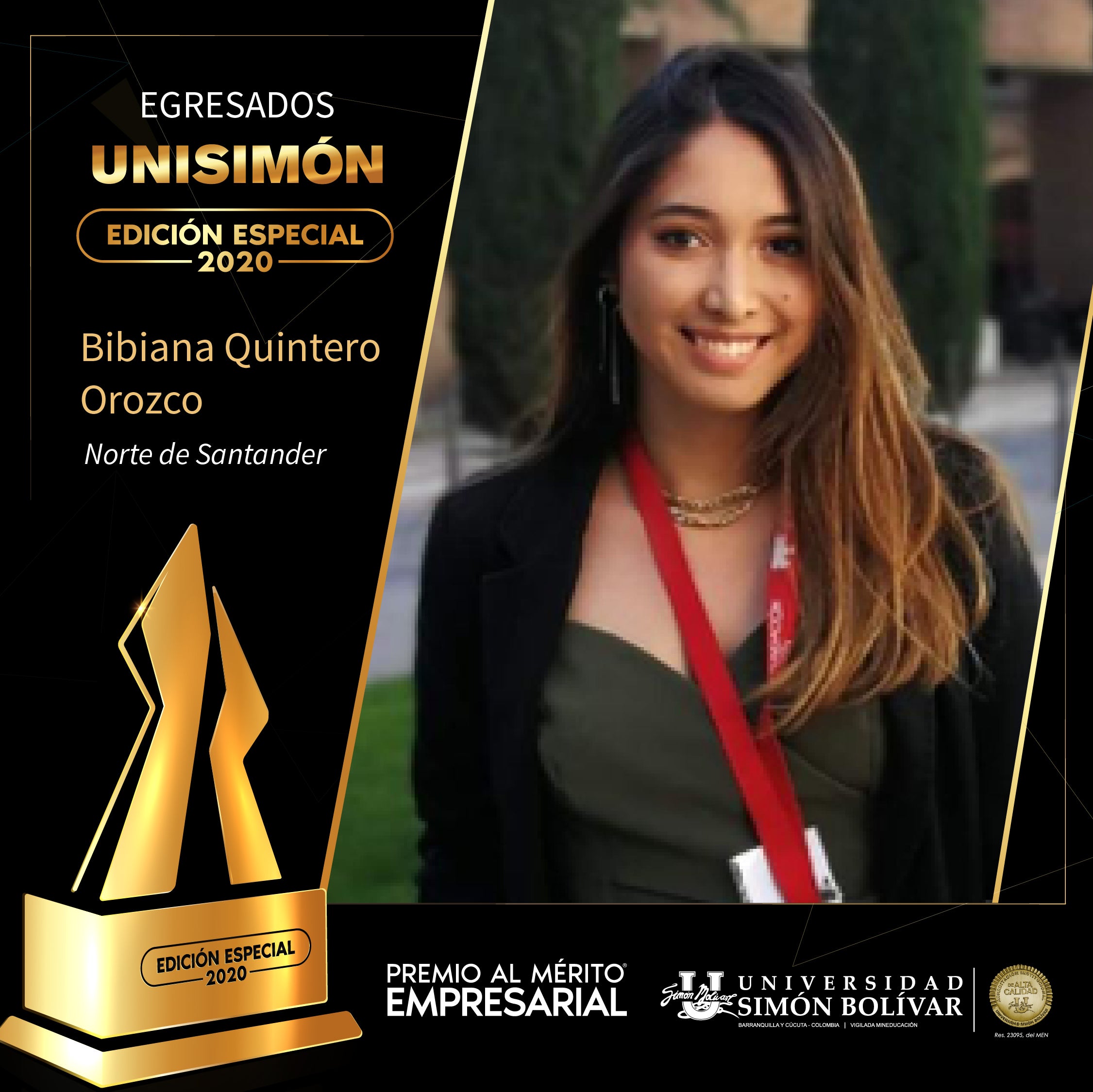 Egresada Unisimón Bolívar