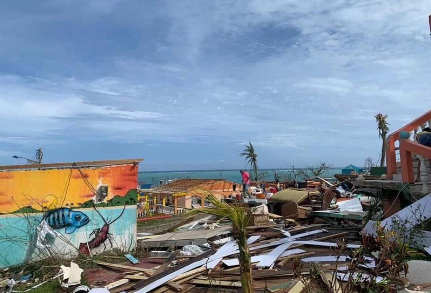 Providencia tras el paso del huracán Iota