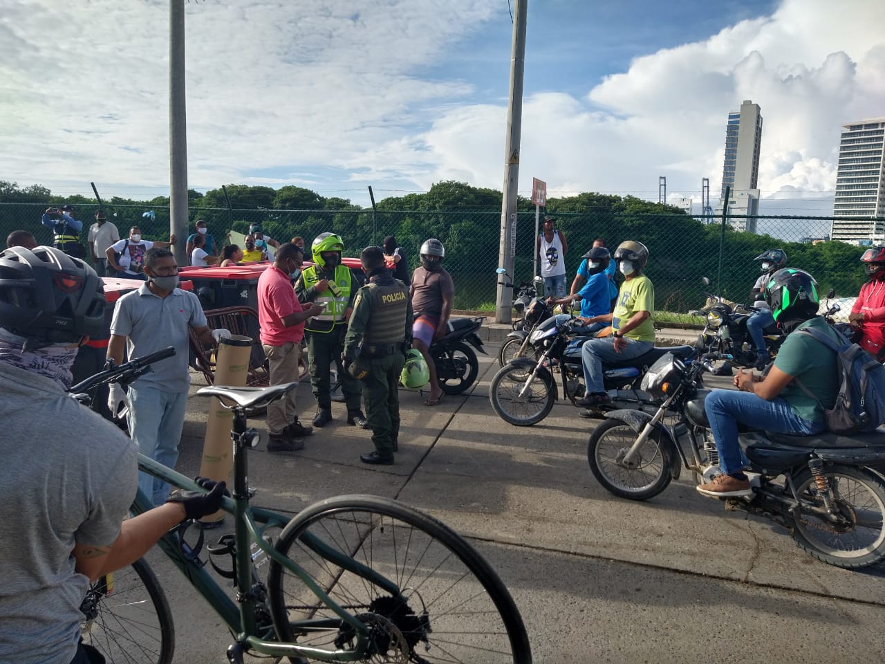 Protesta en Cartagena