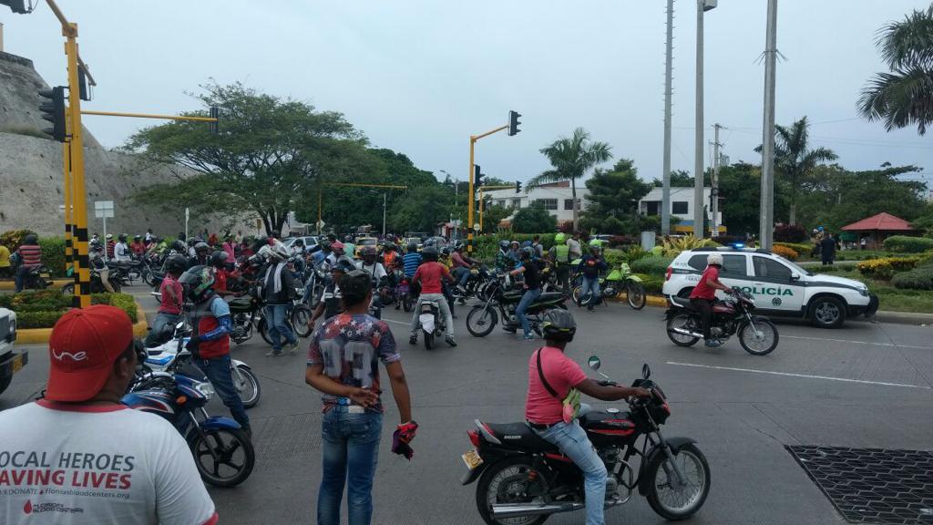 Por aumento de hurto, retoman prohibición de parrillero en motocicleta en ocho barrios de Cartagena