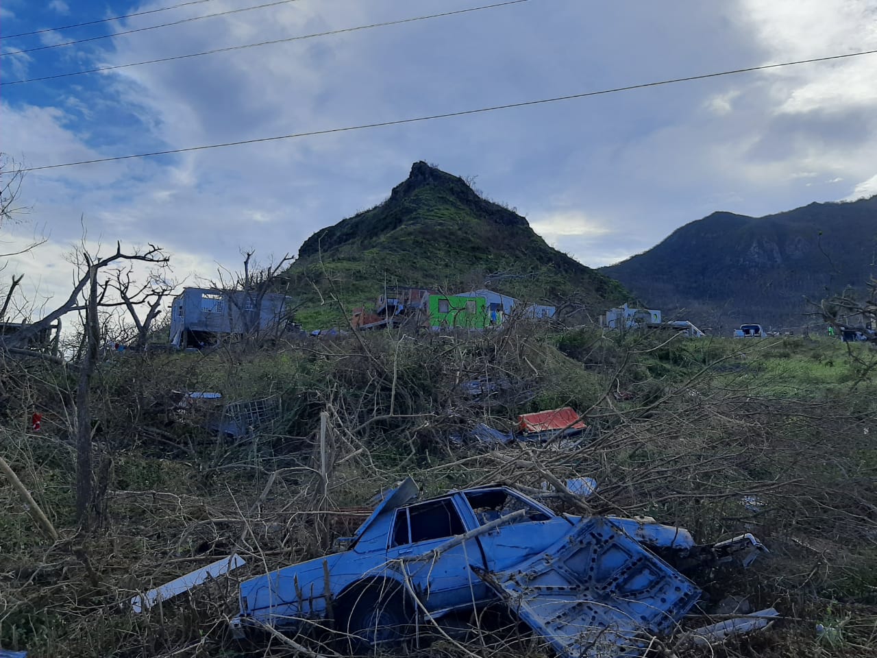 Providencia y las afectaciones que dejó el paso del huracán Iota.