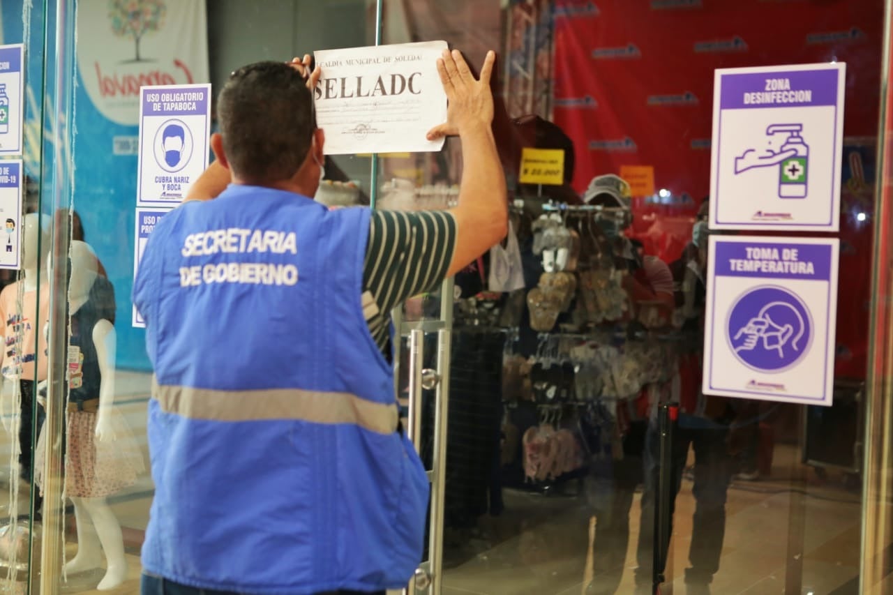 La Alcaldía de Soledad cerró el local comercial.