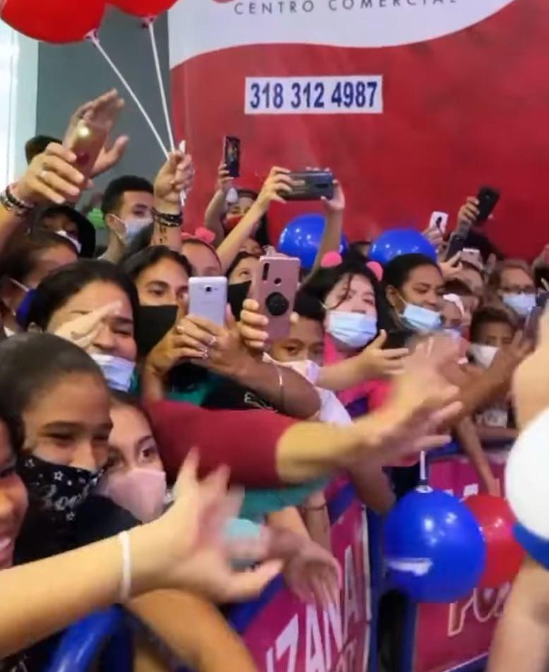 La modelo barranquillera publicó los videos en sus redes sociales.