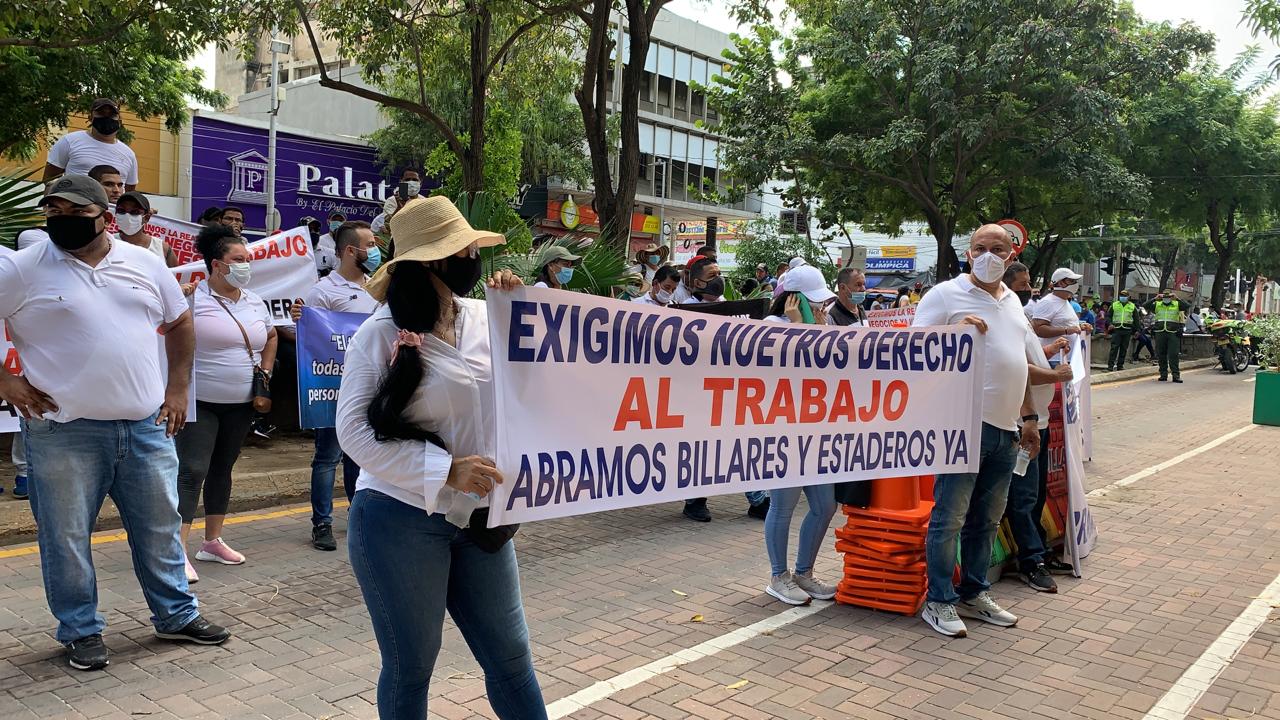 Los afectados exigen una pronta solución de la Alcaldía de Barranquilla.