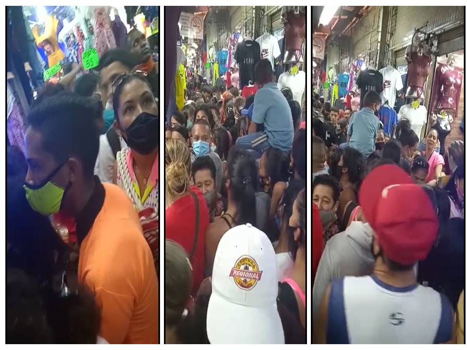 Quienes publicaron el vídeo afirmaron que era en el Mercado de Bazurto