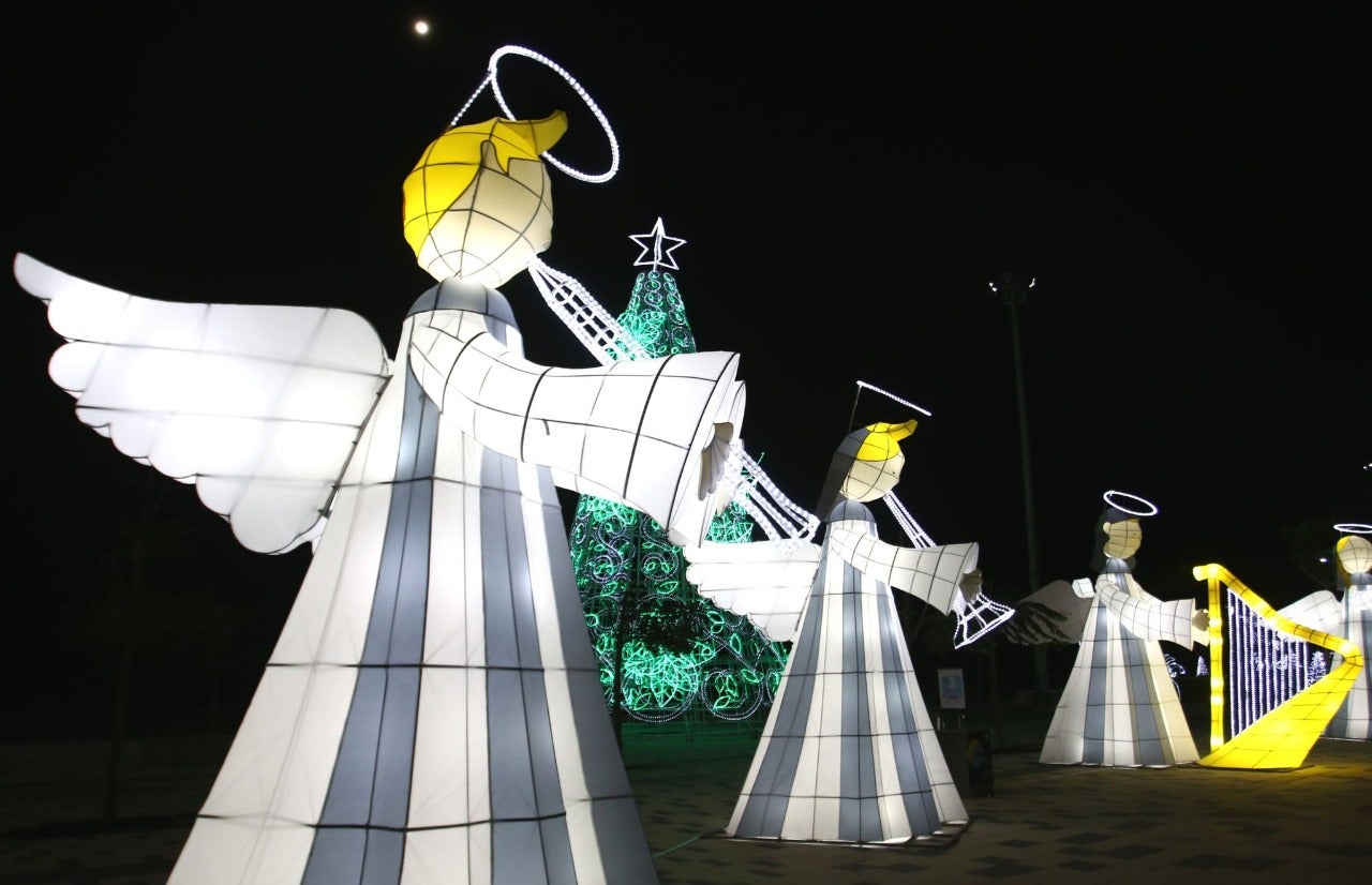 Más de 1.000.000 de luces led iluminan las calles de la ciudad.