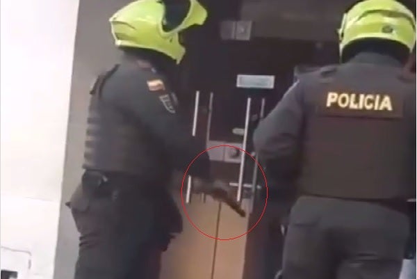 Abogado denuncia agresión de patrullero de la Policía en Galapa (Atlántico)