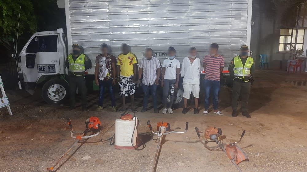 Operaban en la zona Norte de Bolívar