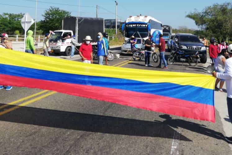 Protesta por falta de agua en Barana (Atlántico)