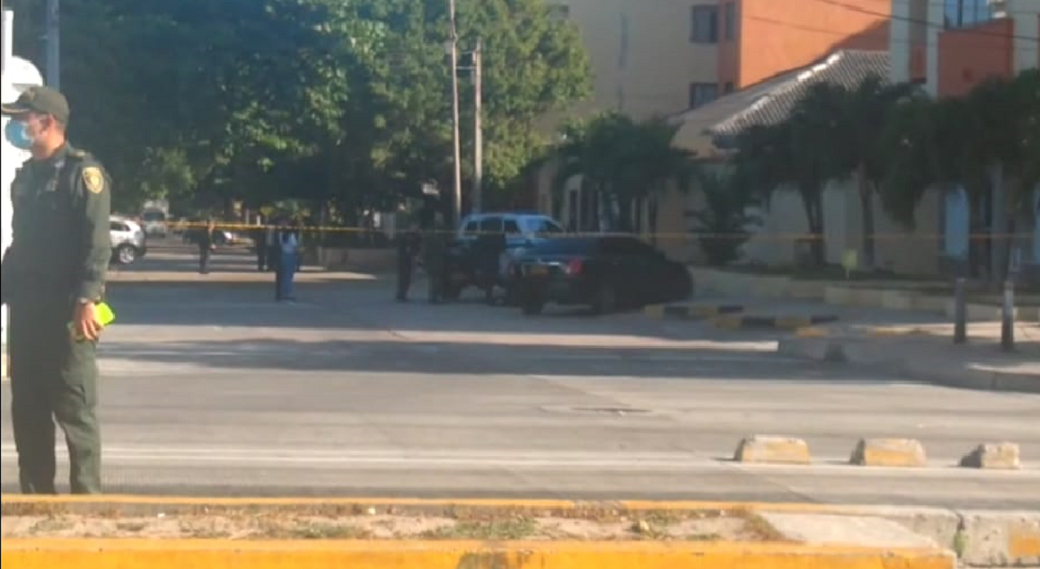 Lugar donde fue hallado el artefacto explosivo