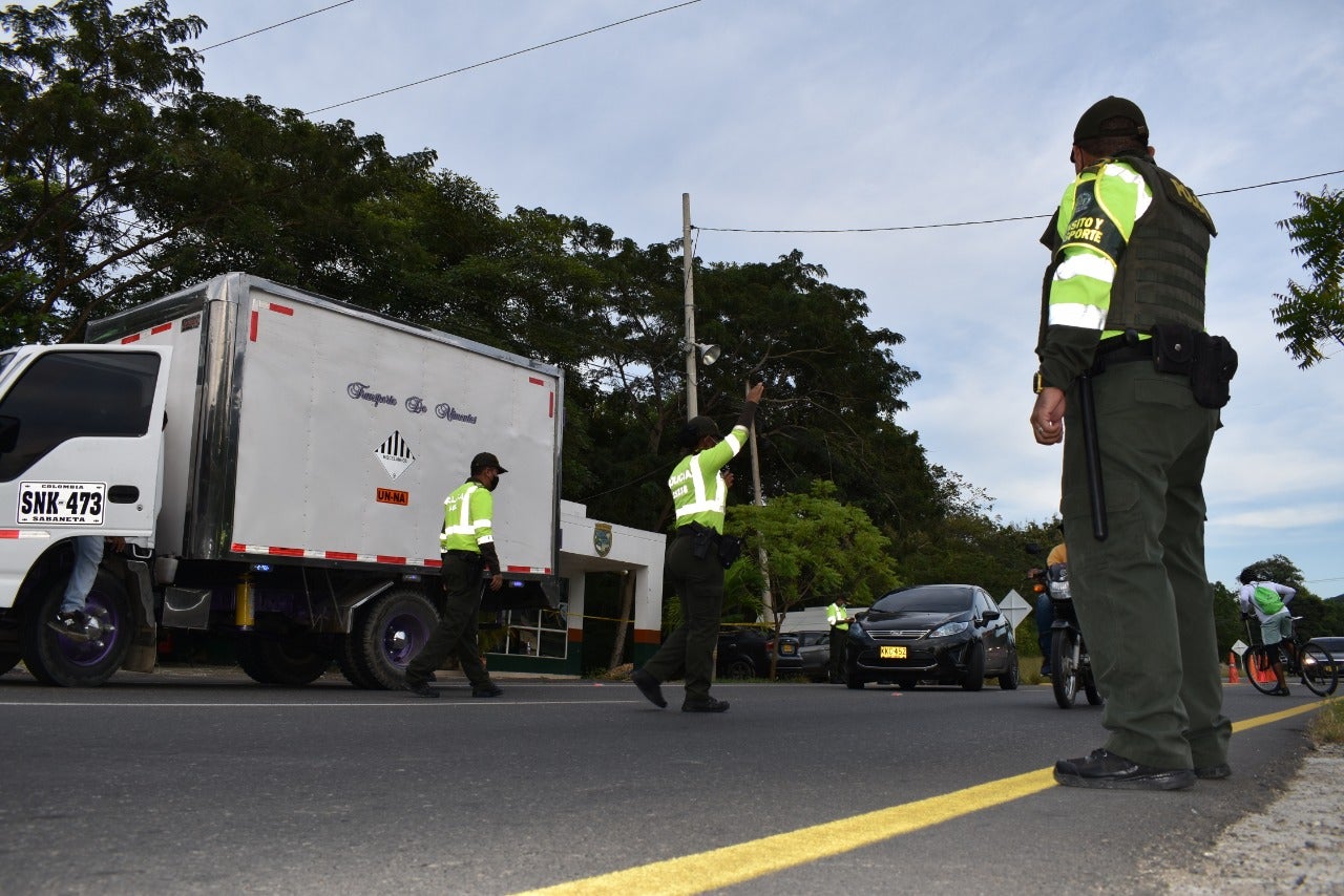 Algunos conductores fueron sancionados por exceso de velocidad