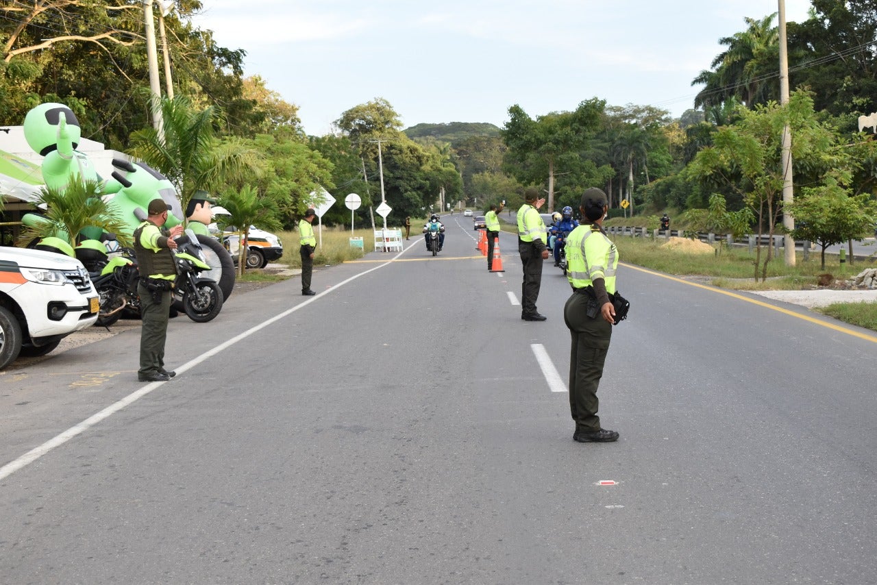 Así mismo en las carreteras del departamento de Bolívar