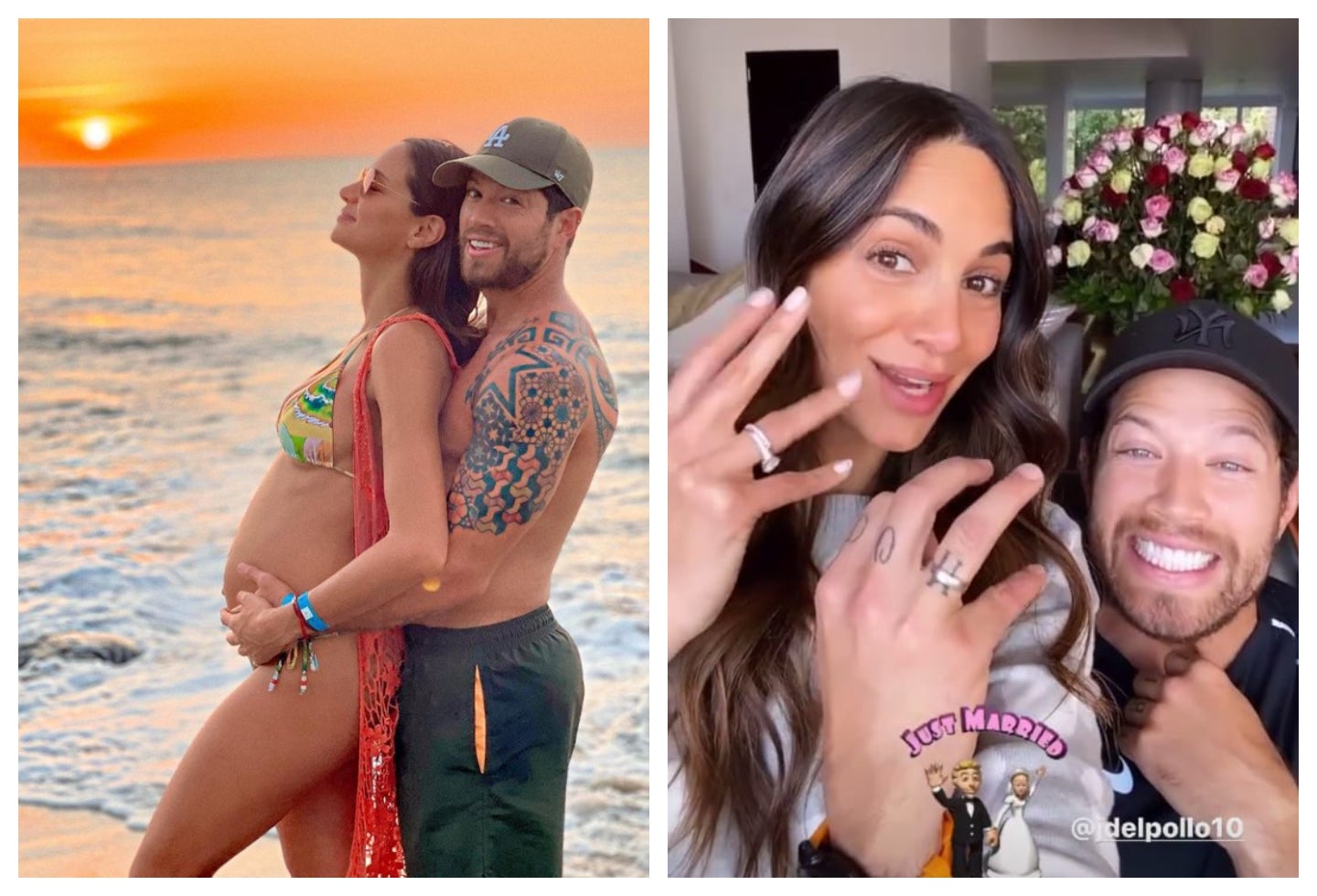 Valerie Domínguez y Juan David ‘El Pollo’ Echeverry