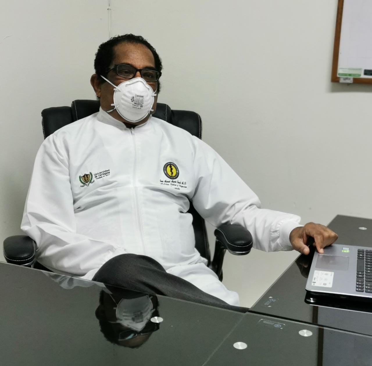 Juan Manuel Montes, subgerente de Cuidado Crítico del HUC será el primer vacunado contra el Covid 19 en Cartagena