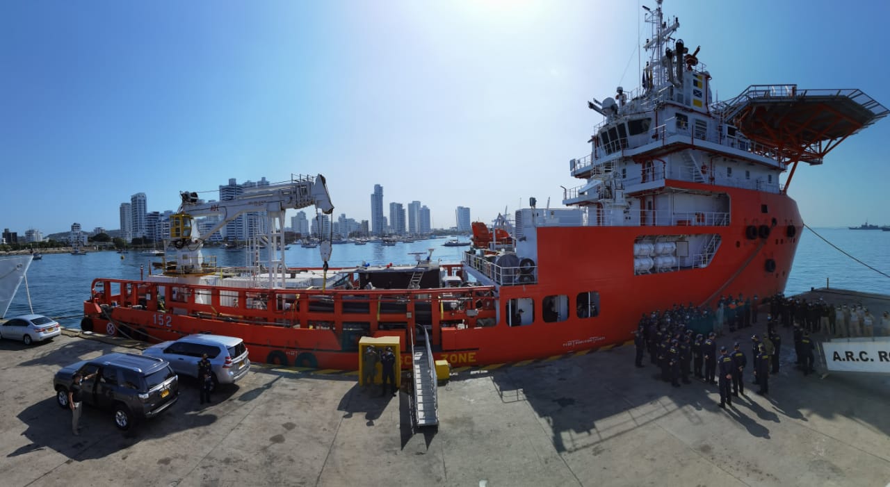 Zarpó desde la ciudad de Cartagena a la isla de San Andrés y Providencia