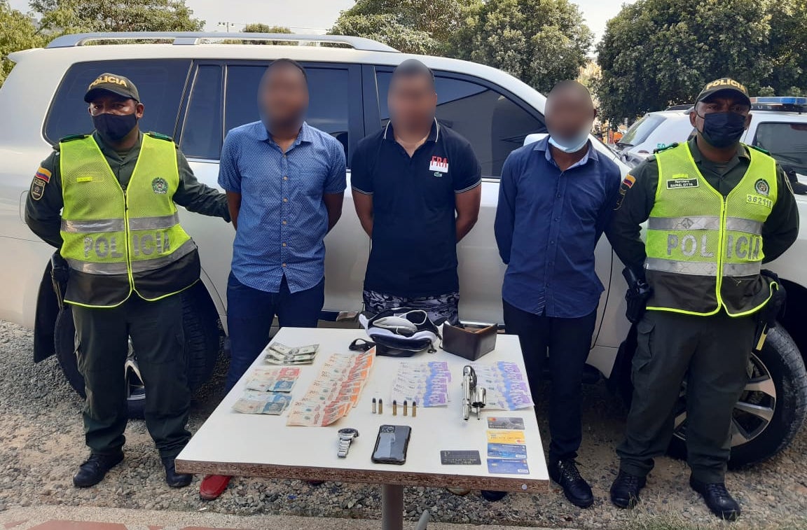 Mediante cinematográfica persecución fueron capturados