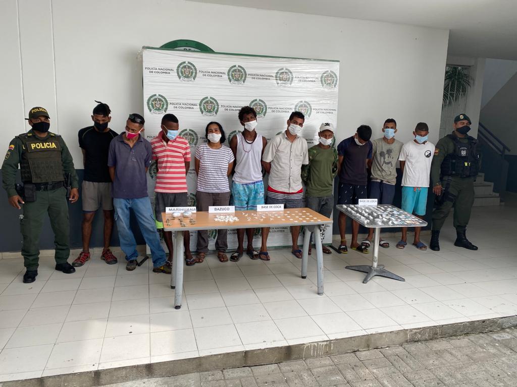 Mediante el Plan 100 contra el microtráfico”, se dieron las capturas