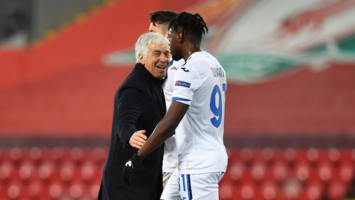 Gasperini y Duván Zapata, Atalanta