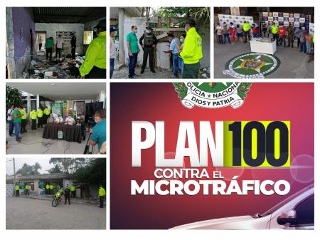 Policía Nacional presentó hoy en Sucre el ‘Plan 100 contra el micro tráfico’