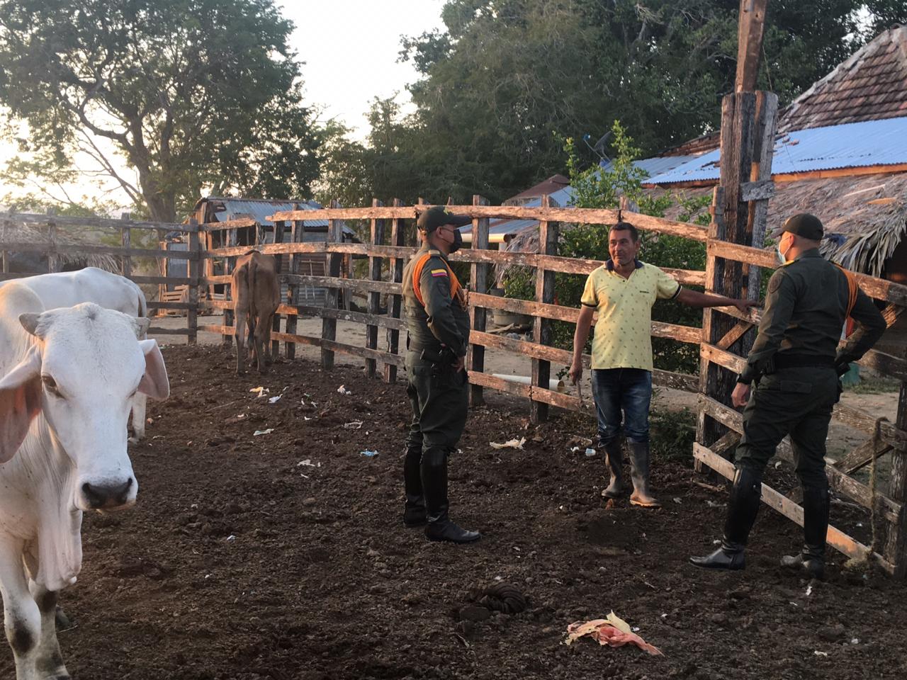 Las visitas de los uniformados son constantes en la fincas