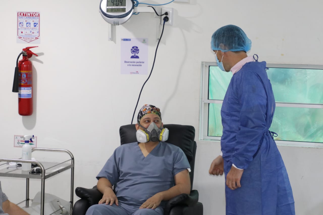 La mayoría de centros asistenciales han recibido vacunas.