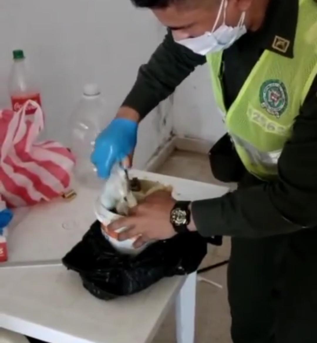 Policía encontró la narcosopa.