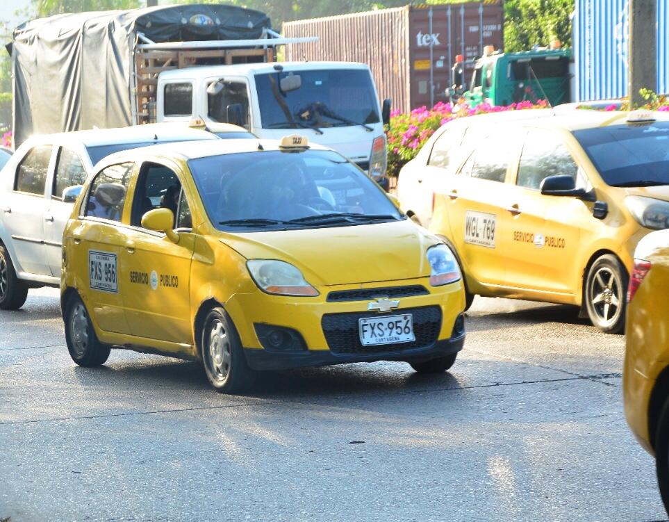 Inicia rotación del Pico y placa para taxis en Cartagena