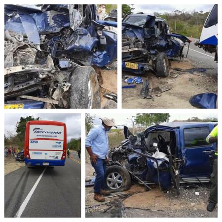 Cinco lesionados dejo accidente ocurrido en la mañana de este viernes en la troncal de occidente,en inmediaciones del municipio de Ovejas