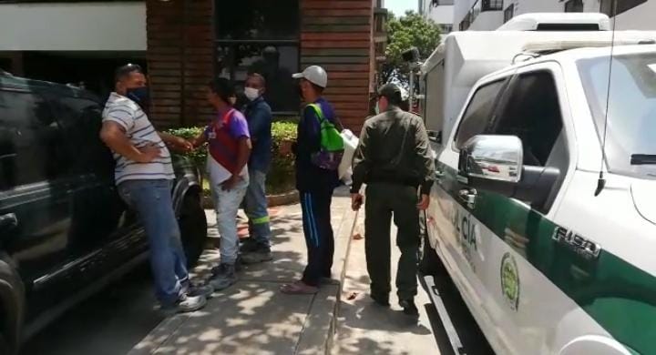 desplome de ascensor