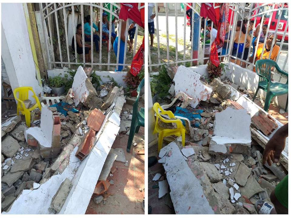 El hecho ocurrió siendo las 2:30 p.m., de ayer domingos