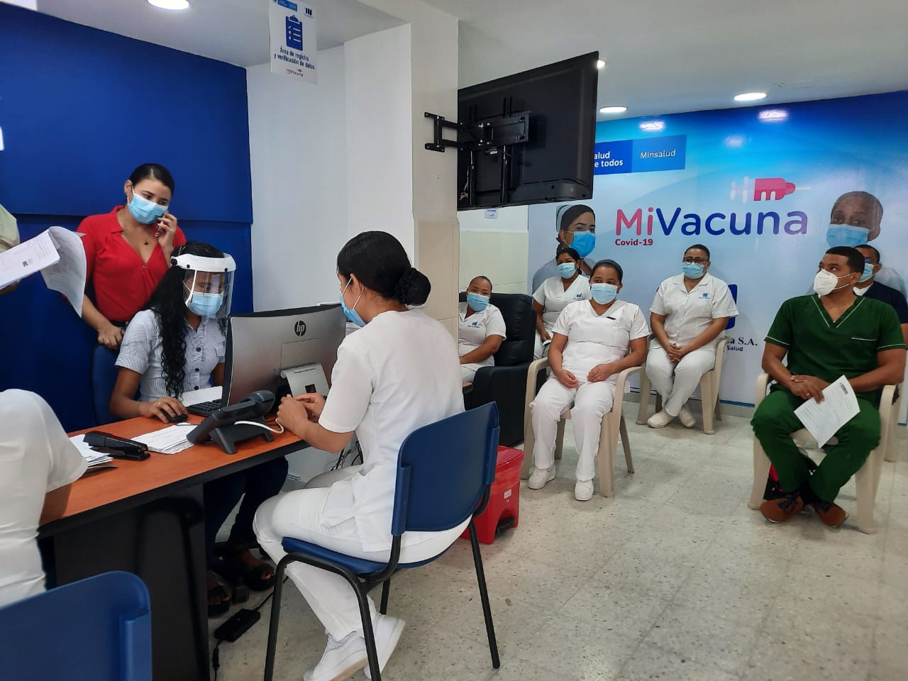 Autoridades verifican si hubo o no colados en la jornada de vacunación en el Magdalena