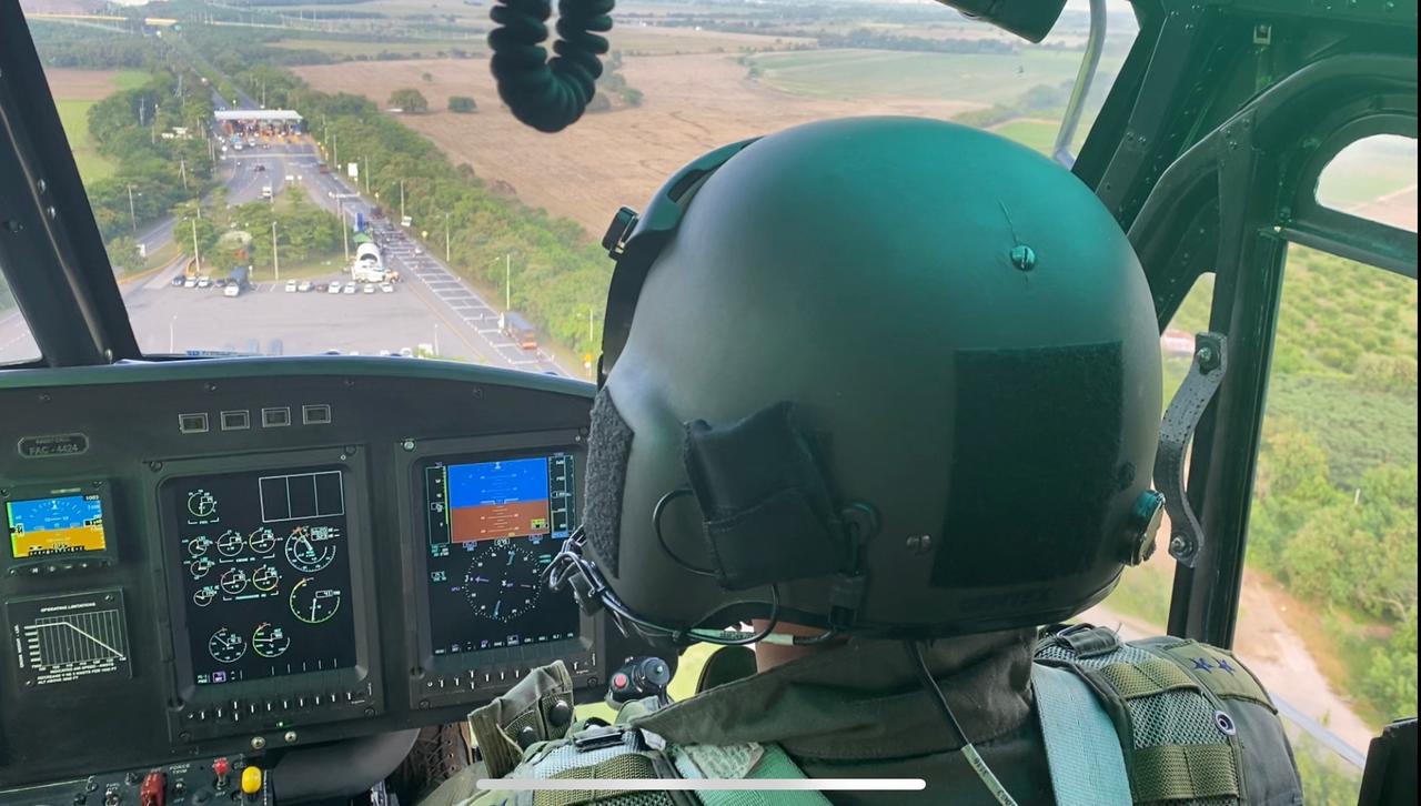 Operativo aéreo en Tolima.
