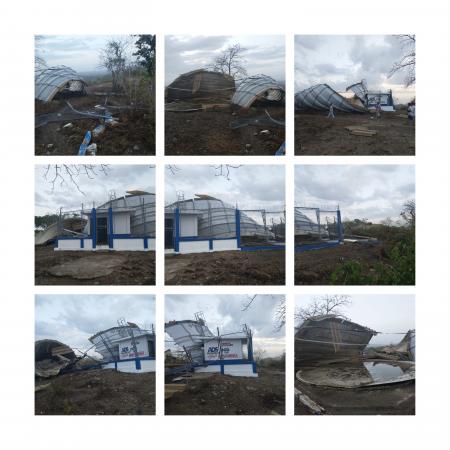 Luego de colapsar ,tanque elevado en Sampués- Sucre se vino al piso