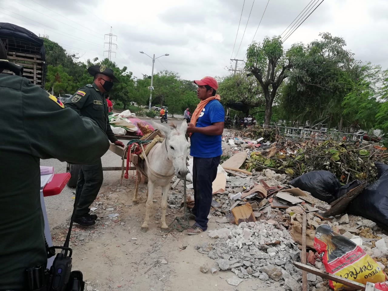 En el canal del barrio El Campestre fu sorprendido el hombre