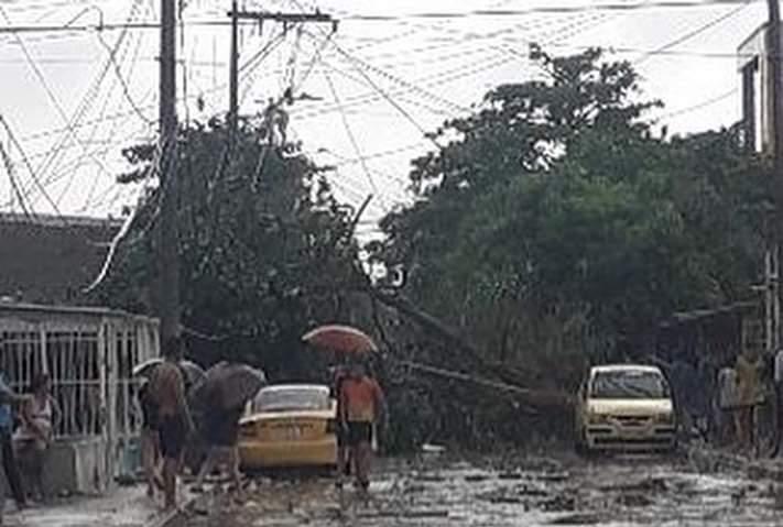 Afectación por lluvia en Barranquilla