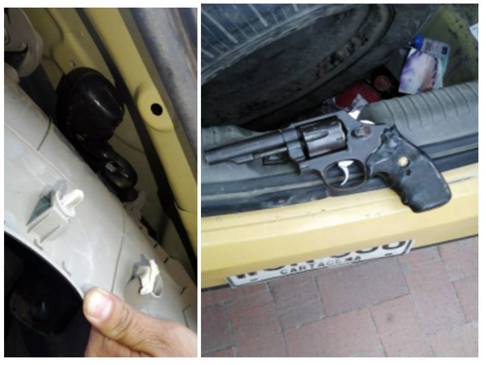 El capturado conducía el taxi