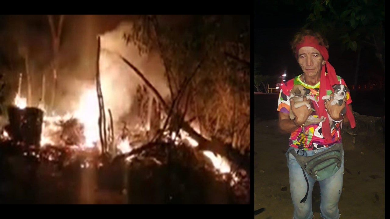 Mujer trans a la que le quemaron su humilde vivienda