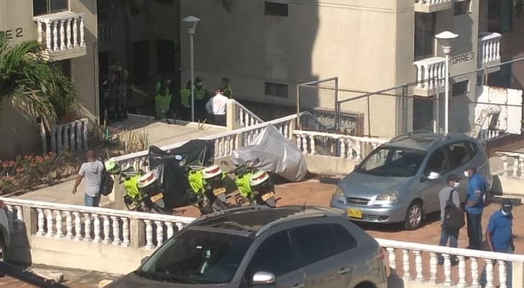 Muerte de hombre tras caer de un quinto piso en Barranquilla