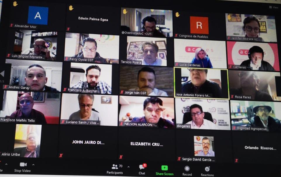 Paro contra la Reforma Tributaria