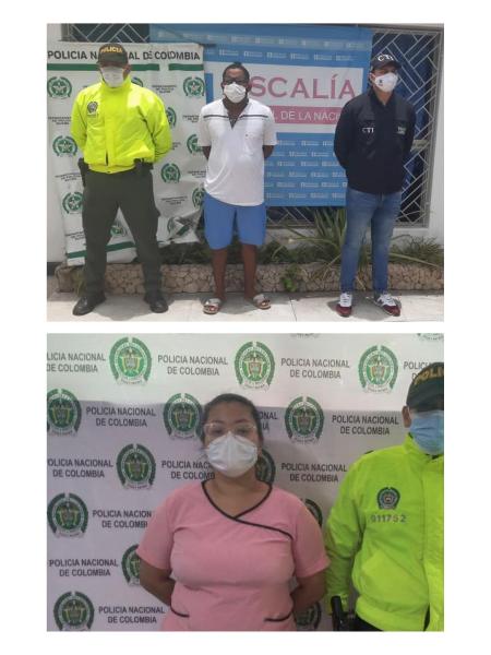 Por pegones capturadas dos personas en Tolú y Toluviejo en Sucre