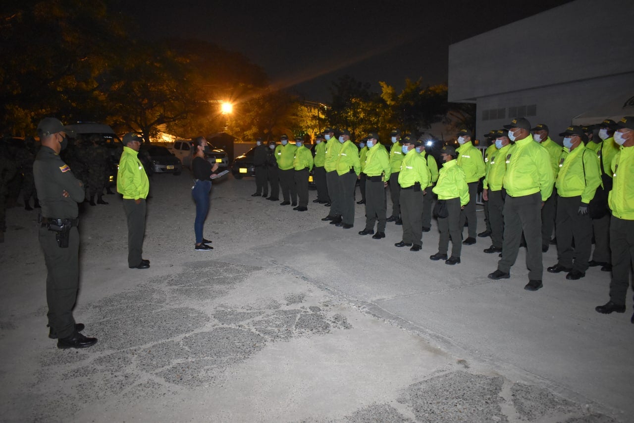 La Policía invita los marchantes a implementar las medidas de bioseguridad