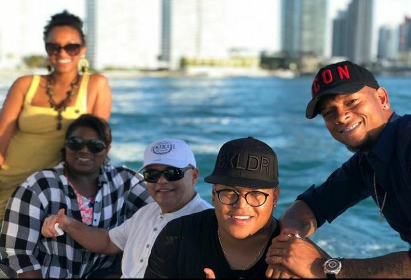 Esta fue una de las fotografías que compartió la mamá de Fredy Guarín tras la pelea.