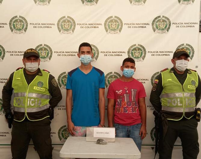 Los capturados fueron sorprendidos con sustancias alucinógenas