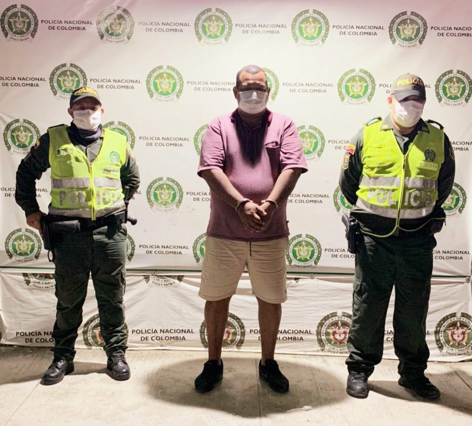 La captura se dio en la calle 10 con carrera 10 del barrio El Rosario