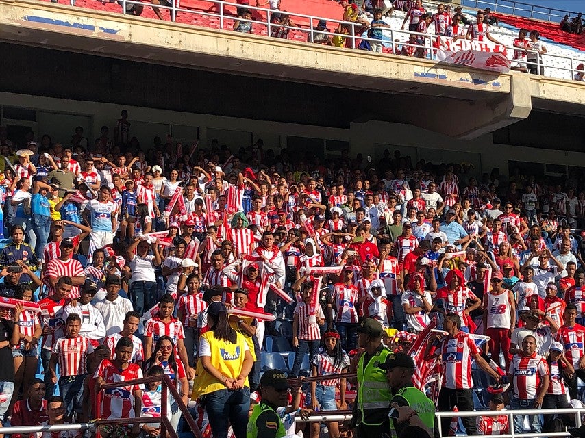 Hinchas del Junior de Barranquilla