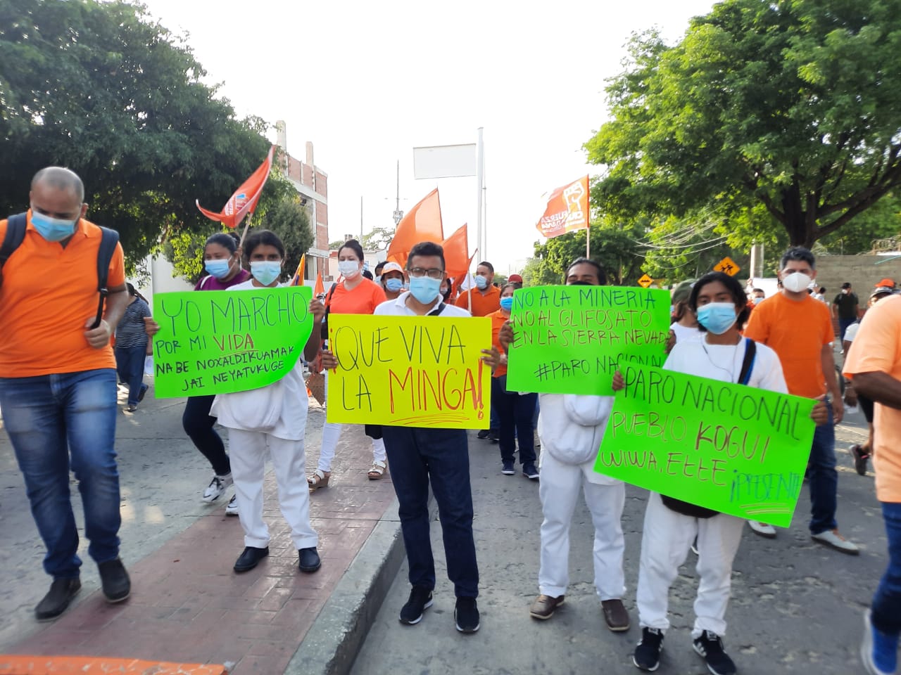 Desde la Sierra Nevada de Santa Marta, los pueblos indígenas apoyaron la minga indígena y el paro nacional