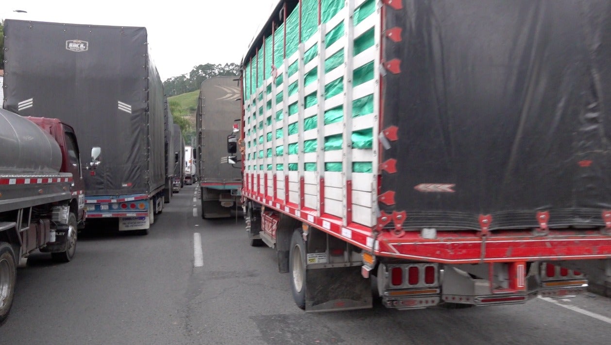 Paro de Camioneros en Risaralda.