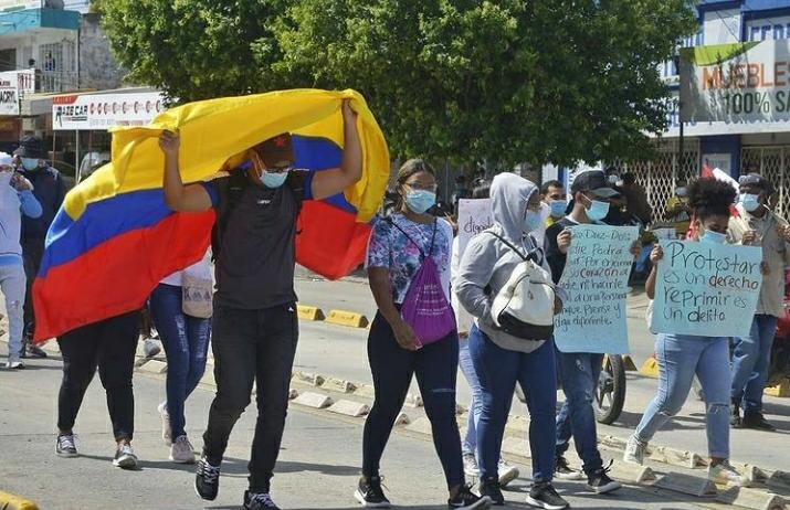 Protestas en Cartagena